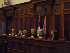7. фебруар 2012. Представљање извештаја „Процена процеса доношења закона и израде прописа у Републици Србији“